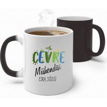 Alya Gift Shop Kişiye Özel Çevre Mühendisi Sihirli Kupa Bardak