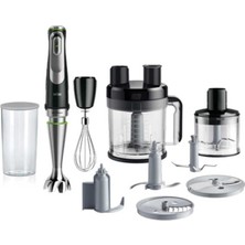 Happy Trend Braun Multiquick 9 Mq 9195XLI 2l El Blenderi 1200W Siyah, Paslanmaz Çelik
