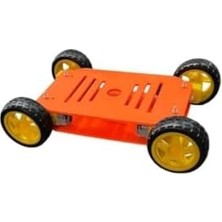Arduino Uyumlu 4WD Robot Araba Platform Kiti Seti Monte