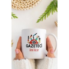 Alya Gift Shop Kişiye Özel Gazeteci Kupa Bardak