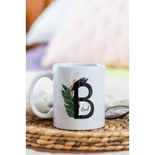 Alya Gift Shop Kişiye Özel B Harfli Kupa Bardak