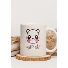 Alya Gift Shop Kişiye Özel Panda Figürlü Kupa Bardak