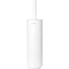 Happy Trend Brabantia - Mindset Tuvalet Fırçası ve Tutucu - Kıl Fırça - Koruyucu Çelik Sap - Korozyona Dayanıklı - Banyo Aksesuarı - Fresh White - 42 x 11 x 9,6 cm