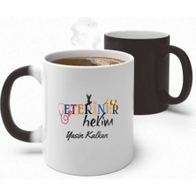 Alya Gift Shop Kişiye Özel Veteriner Hekim Sihirli Kupa Bardak