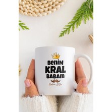 Alya Gift Shop Kişiye Özel Benim Kral Babam Kupa Bardak