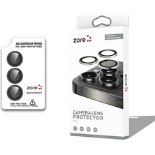Galaxy Z Fold 8 Zore Cl-12 Premium Safir Parmak Izi Bırakmayan Anti-Reflective Kamera Lens Koruyucu