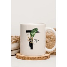 Alya Gift Shop Kişiye Özel T Harfli Kupa Bardak