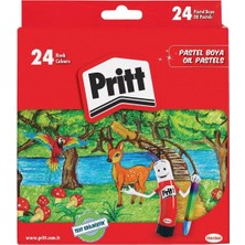 Happy Trend Pritt 24'lü Pastel Boya - Karton Kutu