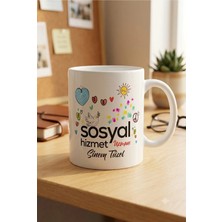Alya Gift Shop Kişiye Özel Sosyal Hizmet Uzmanı Kupa Bardak