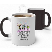 Alya Gift Shop Kişiye Özel Orff Öğretmeni Sihirli Kupa Bardak