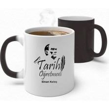 Alya Gift Shop Kişiye Özel Tarih Öğretmeni Sihirli Kupa Bardak