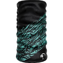 Happy Trend E Taktik Extreme Dijital Desing Seamless +Uv Mavi Renkli Desenli Boyunluk Bandana Buff Saç Bandı Maske Balaklava Toka