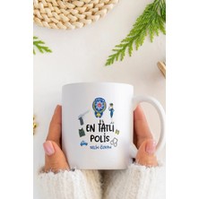 Alya Gift Shop Kişiye Özel En Tatlı Polis Kupa Bardak