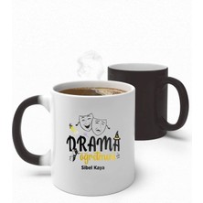 Alya Gift Shop Kişiye Özel Drama Öğretmeni Sihirli Kupa Bardak