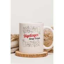 Alya Gift Shop Kişiye Özel Diyetisyen Kupa Bardak