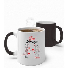 Alya Gift Shop Kişiye Özel Sen Benimsin Sihirli Kupa Bardak