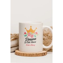 Alya Gift Shop Kişiye Özel Dünyanın En Tatlı Annesi Kupa Bardak