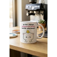 Alya Gift Shop Kişiye Özel Iyi Biri Olmaya Çalışıyorum Tasarımlı Kupa Bardak