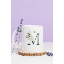 Alya Gift Shop Kişiye Özel M Harfli Kupa Bardak