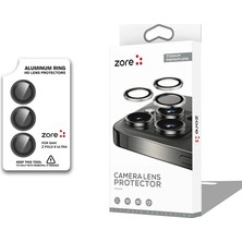 Galaxy Z Fold 8 Ultra Zore Cl-12 Premium Safir Parmak Izi Bırakmayan Anti-Reflective Kamera Lens Koruyucu