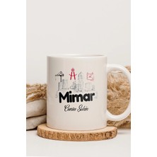 Alya Gift Shop Kişiye Özel Mimar Kupa Bardak