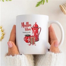 Alya Gift Shop Kişiye Özel Mutlu Yıllar Kupa Bardak