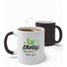 Alya Gift Shop Kişiye Özel Ekoloji Öğretmeni Sihirli Kupa Bardak