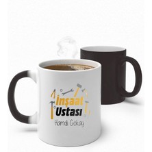 Alya Gift Shop Kişiye Özel Inşaat Ustası Sihirli Kupa Bardak