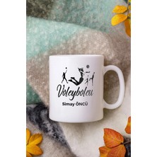 Alya Gift Shop Kişiye Özel Voleybolcu Kupa Bardak