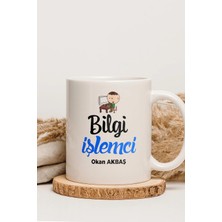 Alya Gift Shop Kişiye Özel Bilgi Işlemci Kupa Bardak