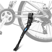 Happy Trend Bisiklet Standı, Ayarlanabilir Evrensel Arka Yapı Ayağı, Alüminyum Alaşım, Bisiklet Ayağı, Kaymaz Yan Ayaklık, 22-28 Inç Dağ Bisikleti, Yarış Bisikleti, Bmx/mtb Için