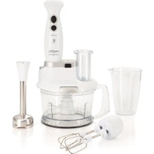 Happy Trend Arzum AR1004 Blender Seti, 800ML ve 1.5l Hazne, 1000W, Beyaz