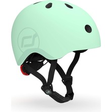 Happy Trend Scoot And Ride Ayarlanabilir Askılı Bebek Kaskı, Mat Kaplama, S ve M Bedenler, LED Güvenlik Işığı ve Ek Koruma Için Yumuşak Polar Dolgu Dahil