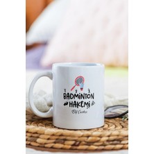 Alya Gift Shop Kişiye Özel Badminton Hakemi Kupa Bardak