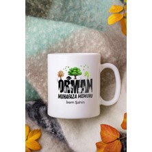 Alya Gift Shop Kişiye Özel Orman Muhafaza Memuru Kupa Bardak