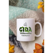 Alya Gift Shop Kişiye Özel Gıda Mühendisi Kupa Bardak