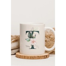Alya Gift Shop Kişiye Özel T Harfli Kupa Bardak