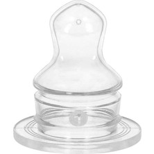 Happy Trend Wee Baby Silikon Damaklı Biberon Emziği Az Akış No:1