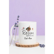 Alya Gift Shop Kişiye Özel Resim Öğretmeni Kupa Bardak