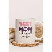 Alya Gift Shop Kişiye Özel Best Mom Kupa Bardak