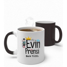 Alya Gift Shop Kişiye Özel Evin Prensi Sihirli Kupa Bardak