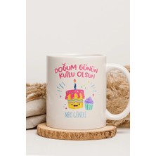 Alya Gift Shop Kişiye Özel Doğum Günün Kutlu Olsun Kupa Bardak