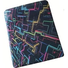 Usin Bileklikli Desenli Bilek Destekli Kaymaz Taban Bilgisayar Notebook Mouse Pad (Labirent)