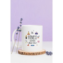Alya Gift Shop Kişiye Özel Fitness Eğitmeni Kupa Bardak