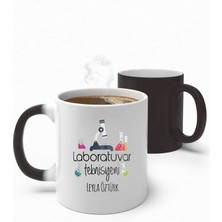 Alya Gift Shop Kişiye Özel Laboratuvar Teknisyeni Sihirli Kupa Bardak