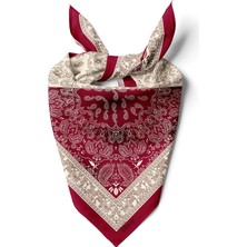 Happy Trend Kadınlar Için 55CM x 55CM Fular Küçük Kare Hafif Çiçek Desenli Bandana Boyun Şal, Saç Veya Boyun Için Etnik Kare Başörtüsü