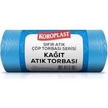 Kağıt Atıklar Çöp Torbası 10'lu 80×110 Cm, Yırtılmaz, Geniş Kapasite, Çift Katlı, Geri Dönüştürülebilir Kağıt Atıklar Çöp Poşeti, Kırtasiye, Matbaa, Ofis, Ev, Okul, Fabrika, Şantiye, Otel