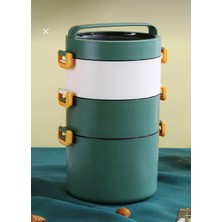 Vagonlife 3 Katlı Paslanmaz Çelik Sefer Tası – Ayrılabilir Katlı, Taşıma Saplı Yemek Termosu / Lunch Box