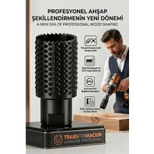 Modacar M14 29 mm Panç Törpü Agresif Ahşap Oyma Freze | Avuç Taşlama Uyumlu Şekillendirici 723040