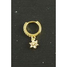 Bijuteri Net Yıldız Lüks Çelik Kulak Burun Piercing 1 Adet